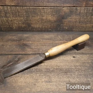 Vintage 1 ¼” HSS Sheffield Woodturning Skew Flat Scraper - Good Condition