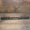 Vintage 18” Ornate Rabone Cast Steel and Brass Machinist’s Spirit Level - Refurbished