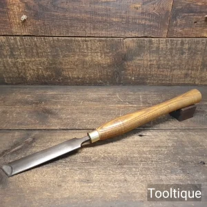 Vintage Robert Sorby Sheffield 1 ¼” Oval Skew Woodturners Chisel - Refurbished