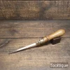 Vintage Footprint Sheffield Beechwood Brass Padsaw - Sharpened Ready To Use