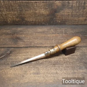 Vintage Footprint Sheffield Beechwood Brass Padsaw - Sharpened Ready To Use Vintage Footprint Sheffield Beechwood Brass Padsaw - Sharpened Ready To Use