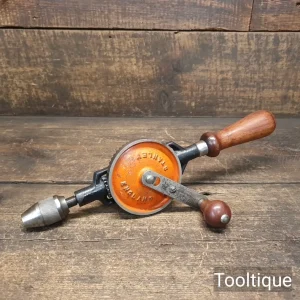 Vintage Stanley No: 803 Double Pinion Egg Beater Hand Drill - Refurbished
