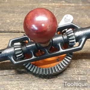 Vintage Stanley No: 803 Double Pinion Egg Beater Hand Drill - Refurbished