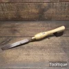 Vintage Marples Sheffield 1” Flat Skew Woodturners Chisel - Refurbished