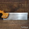 Vintage 10” Spear & Jackson 1930’s Leapfrog Steel Back Dovetail Saw - Fully Refurbished
