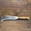 Vintage Gilpin Cannock 9” Coppicing Billhook - Sharpened Ready For Use