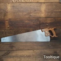 Vintage 26” Henry Disston USA D7 Rip Saw 5 ½ TPI - Fully Refurbished Sharpened