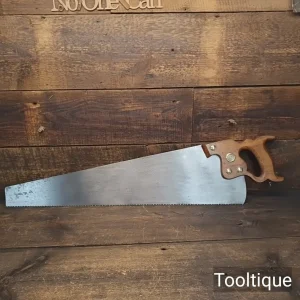 Vintage 26” Henry Disston USA D7 Rip Saw 5 ½ TPI - Fully Refurbished Sharpened