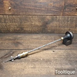 Uncommon Antique 16” Veterinary/Doctors Archimedes Drill - Good Condition