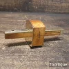 Antique Boxwood & Brass Carpenters Mortice Gauge - Refurbished