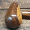 Vintage 10oz Plumbers Lignum Vitae Lead Dressing Mallet - Refurbished For Use