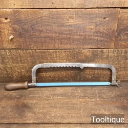 Vintage Inline Adjustable Length Hacksaw Beech Handle - Refurbished