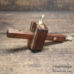 Vintage Carpenters Rosewood & Brass Mortice Gauge - Refurbished