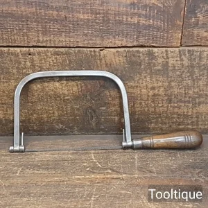 Vintage Regus FRM Coping Saw with Beechwood Handle - Good Condition Vintage Regus FRM Coping Saw with Beechwood Handle - Good Condition