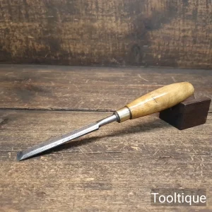 Vintage ½” Bevel Edge Chisel Boxwood Handle - Refurbished Ready To Use