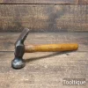 Vintage Cobblers Leatherworking Shoe Hammer - Refurbished For Use