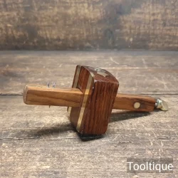 Vintage Carpenters Rosewood & Brass Mortice Gauge - Refurbished Ready To Use
