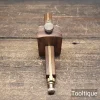 Modern Mahogany & Brass Marples Mortice Gauge - Refurbished Ready To Use