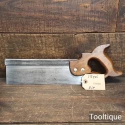 Vintage Roberts & Lee 10” Dovetail Steel Back Saw - Sharpened Ready For Use
