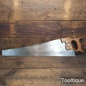 Vintage 26” Shurly & Dietrich Razor Steel 7 Tpi Cross Cut Hand Saw - Refurbished Sharpened Vintage 26” Shurly & Dietrich Razor Steel 7 Tpi Cross Cut Hand Saw - Refurbished Sharpened