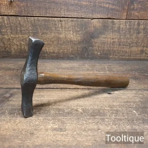 Unusual Vintage Convex Faced Panel Beaters Hammer - Refurbished