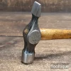 Vintage Stanley 8oz Joiners Cross Pein Hammer - Refurbished For Use