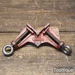 Vintage Rededa Small Cast Steel Corner Clamp - Good Condition