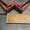 Vintage Rededa Small Cast Steel Corner Clamp - Good Condition