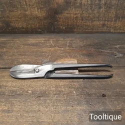 Vintage 12” Footprint Sheffield Right-Handed Flat Tinsnips - Refurbished