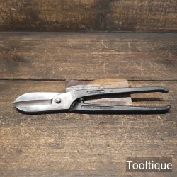 Vintage 10” Gilbow England Right-Handed Flat Tinsnips - Refurbished