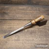 Vintage 3/8” Marples & Sons Shamrock Socket Bevel Edge Chisel - Refurbished