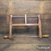 Vintage Robert Sorby 14” Beechwood Bowsaw - Sharpened Ready For Use