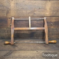 Vintage Robert Sorby 14” Beechwood Bowsaw - Sharpened Ready For Use