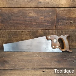 Vintage 1950’s Spear & Jackson 17” Cross Cut Handsaw 9 TPI - Refurbished Sharpened