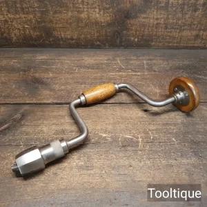 Vintage Ward & Payne Carpenters Brace 8” Swing - Refurbished For Use