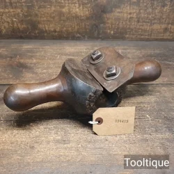 Antique Wheelwrights 1 ½” – 1 1/8” Rounding Mill Spoke Plane Copper Lining - Refurbished