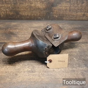 Antique Wheelwrights 1 ½” – 1 1/8” Rounding Mill Spoke Plane Copper Lining - Refurbished