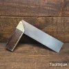 Antique 8” Rosewood & Brass Carpenters Square Brass Insert - Refurbished