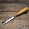 Vintage 1” F.G Pearson & Co. Bevel Edge Chisel Boxwood Handle - Fully Refurbished