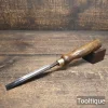 Vintage ½” Carpenters W.H Olay Sheffield Forged Steel Gouge Chisel - Refurbished