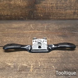 Vintage German No: 151 Flat Sole Metal Spokeshave Screw Adjustment - Refurbished