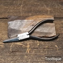 Vintage Sheffield Tapered Edge Flat Long Nose Pliers - Little Used Condition