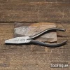 Vintage WW2 Ministry Flat Nose Pliers 1944 Broad Arrow - Good Condition