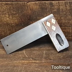 Vintage I&D Smallwood No: 530 Carpenters 6” Rosewood Brass Square - Refurbished