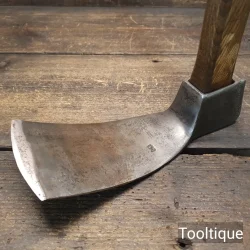 Vintage Nash & Son Carpenters Adze Handmade Handle - Refurbished