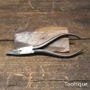 Vintage Pair Flat Nose Pliers Custom Shaped Handles - Good Condition