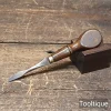 Vintage 6” Turnscrew Screwdriver Beechwood Handle - Refurbished