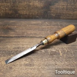 Vintage 19/32” John Bull Sheffield Laminated Steel Bevel Edge Chisel - Refurbished