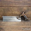 Vintage Lightweight Steel Back Dovetail Saw - Refurbished Ready To Use