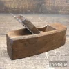 Vintage 6” German Beechwood Coffin Plane - Refurbished Ready To Use
